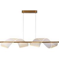 Led-pendelleuchte 67304go Lux & Belle - Messingfarben, Design (100/24/121cm)