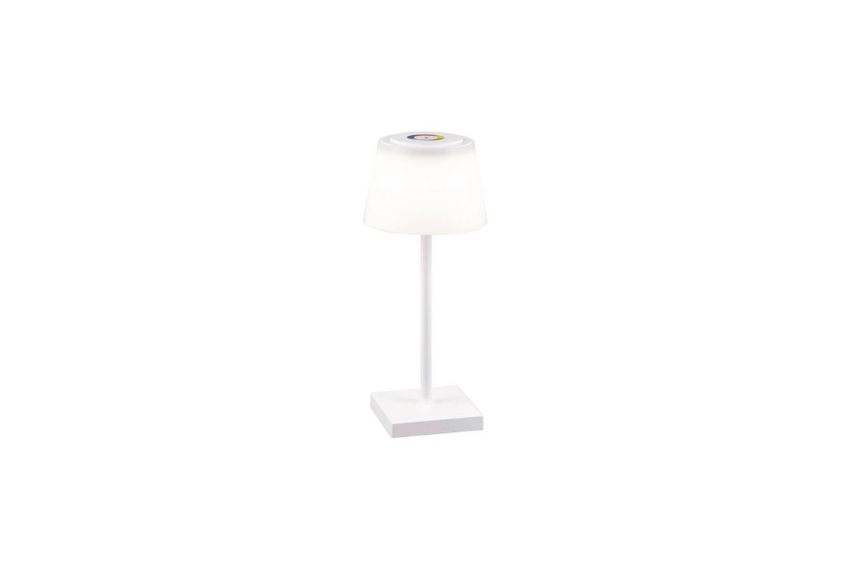 Akku-tischleuchte R54126131 Sanchez - Weiß, KONVENTIONELL, Kunststoff (13/30cm)