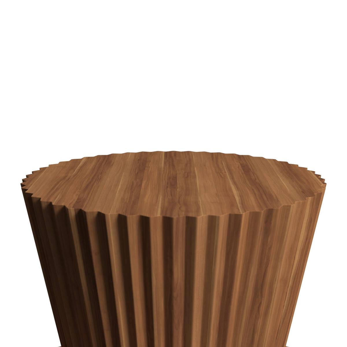 Jedálenský stôl ALLEGRA 140 - farba akácie/prírodná farba, Modern, drevo (140/76cm) - Bessagi Home