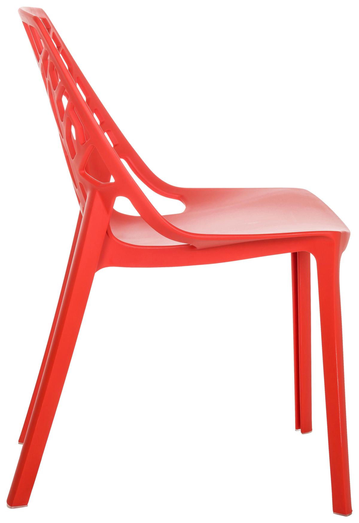 Stuhl Artifo Tri - Rot, Basics, Kunststoff (47/80/56cm) - MID.YOU