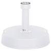Sonnenschirmständer Beton/ Kunststoff Für Dm 2,1 - 5,4 Cm - Weiß, KONVENTIONELL, Kunststoff/Stein (40/9/40cm) - Siena Garden
