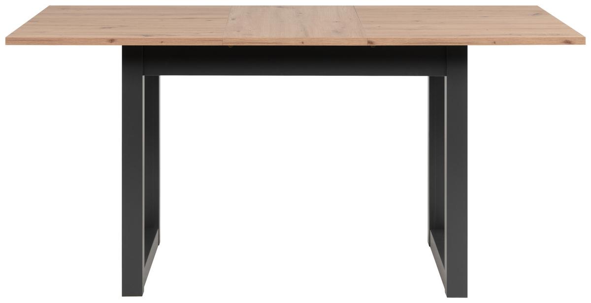 Esstisch Denver 80b - Anthrazit/Eiche Artisan, Basics, Holzwerkstoff (120/80/75cm) - MID.YOU