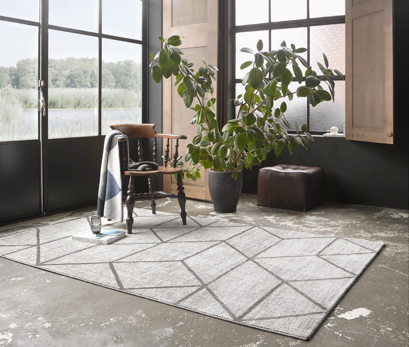 Webteppich Bossa Lounge Taupe/Beige 200x290 cm - Taupe/Beige, Design, Textil (200/290cm) - WECON HOME