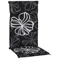 Hochlehnerauflage Genf 114x47 cm Schwarz/Grau - Schwarz/Grau, Basics, Textil (114/47/5cm) - Beo