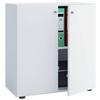 Aktenschrank Lona Weiß Dekor B: 70 cm - Weiß, Basics, Holzwerkstoff (70/74/39cm) - MID.YOU