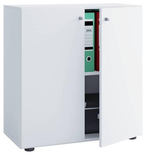 Aktenschrank Lona Weiß Dekor B: 70 cm