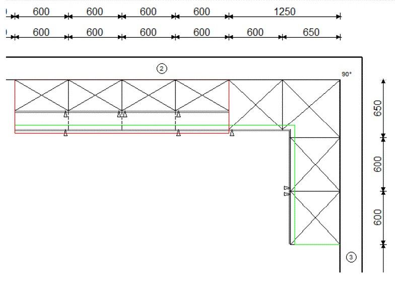 Einbauküche Base/Win - MODERN, Holzwerkstoff (365/185cm) - Express
