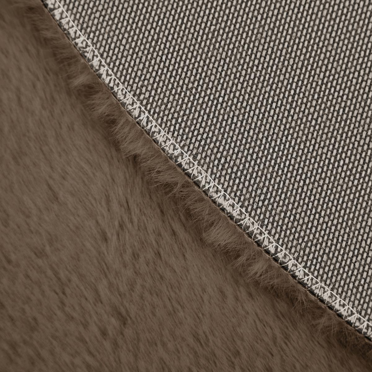 UMĚLÁ KOŽEŠINA CAROLINE 5 - tmavě hnědá/hnědá, Moderní, textil (120cm) - Mömax