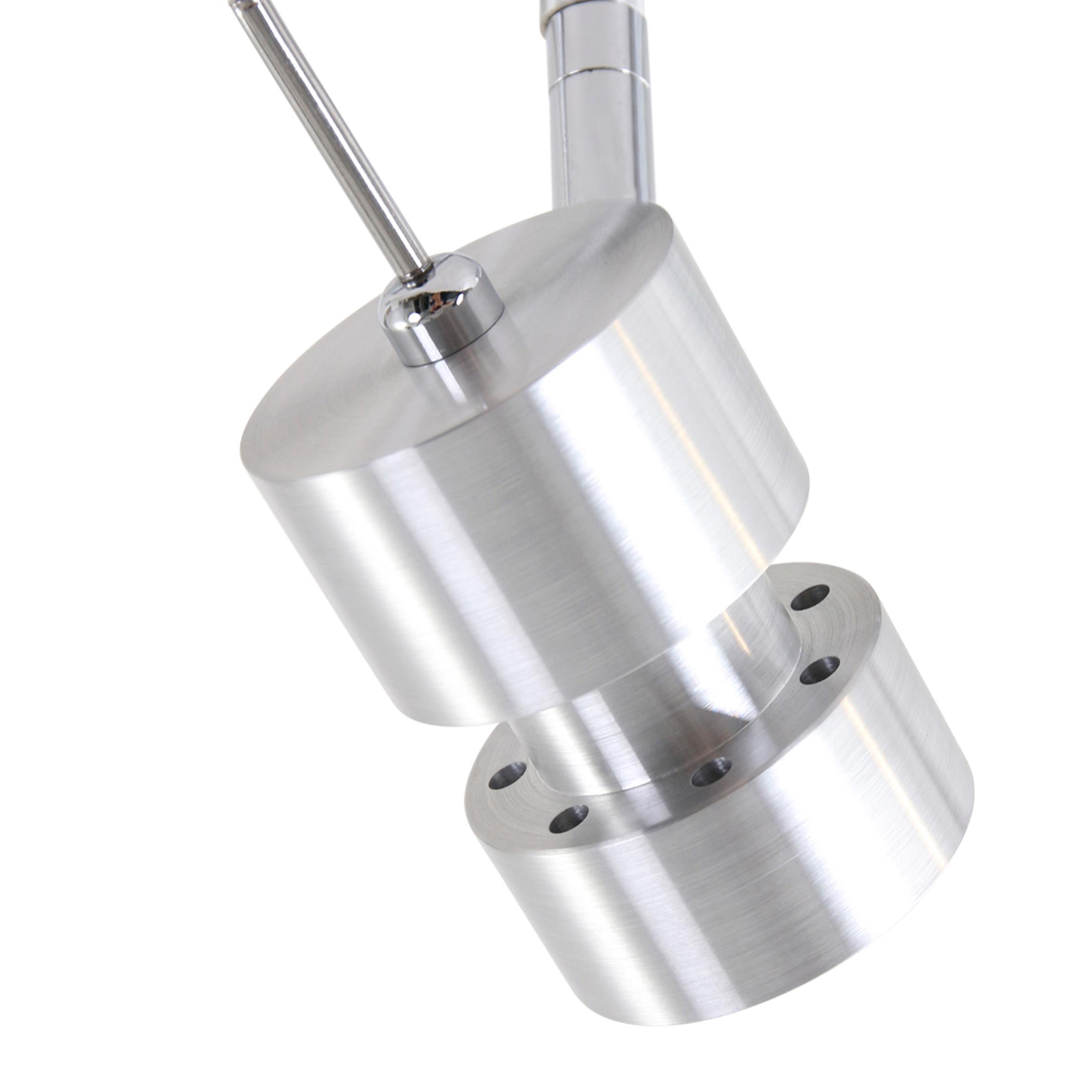 Deckenleuchte Natasja Led - Silberfarben, Trend, Metall (12/12/12cm)