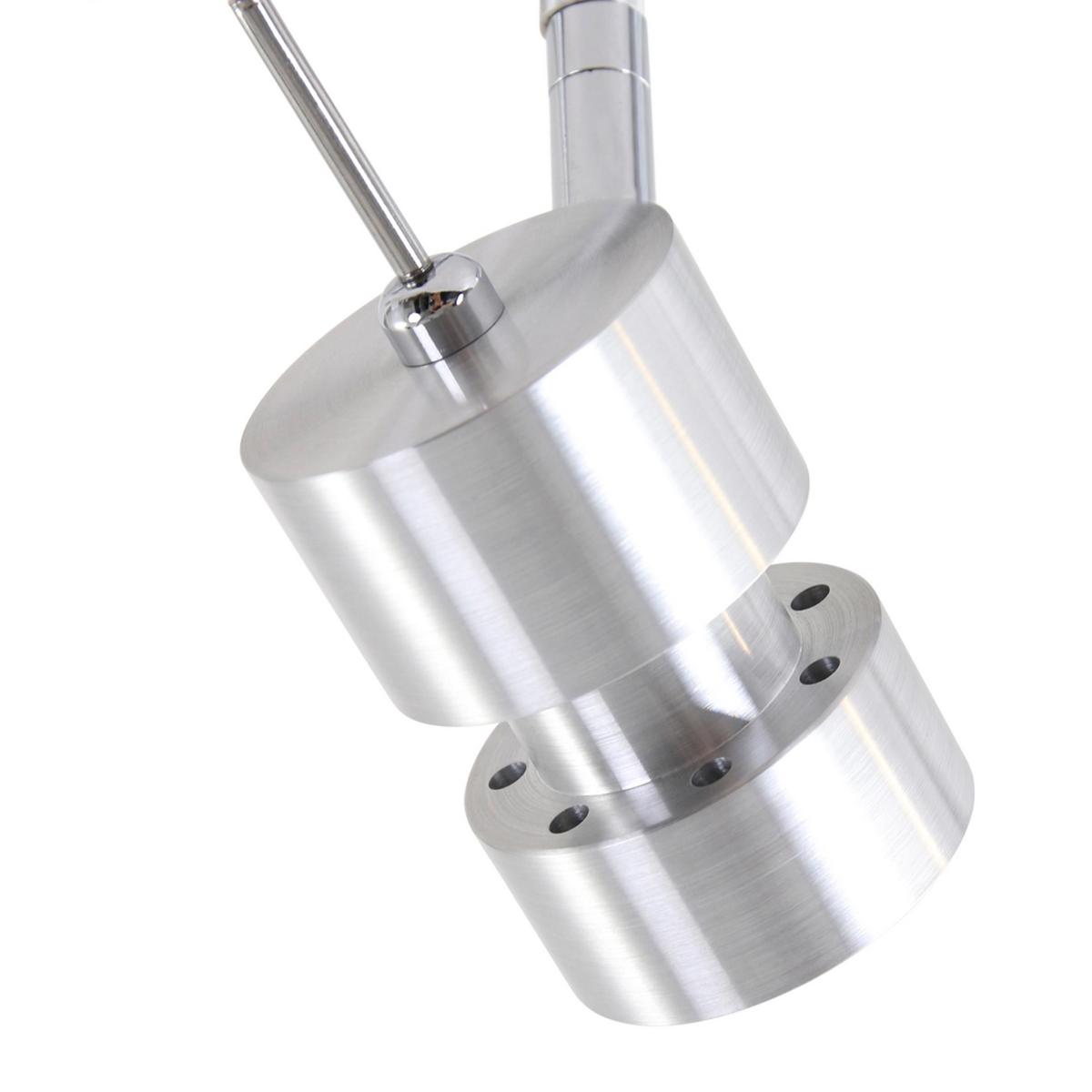 Deckenleuchte Natasja Led - Silberfarben, Trend, Metall (12/12/12cm)