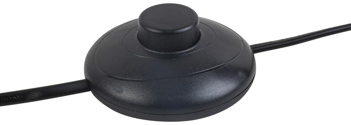 Stojací LED svítidlo Javier, 36 Watt - černá, Moderní, kov/plast (36/115cm) - Moltex