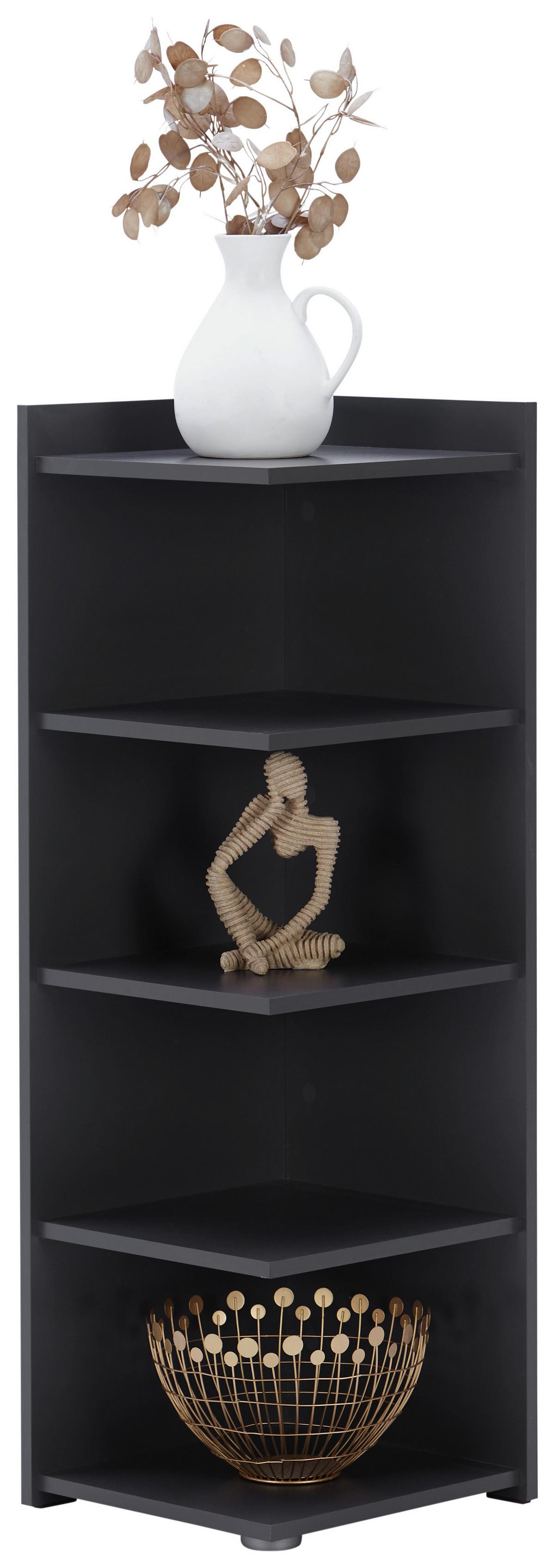 Eckregal Mx 184 Anthrazit - Eiche Artisan, MODERN, Holzwerkstoff (37/110,5/35cm)