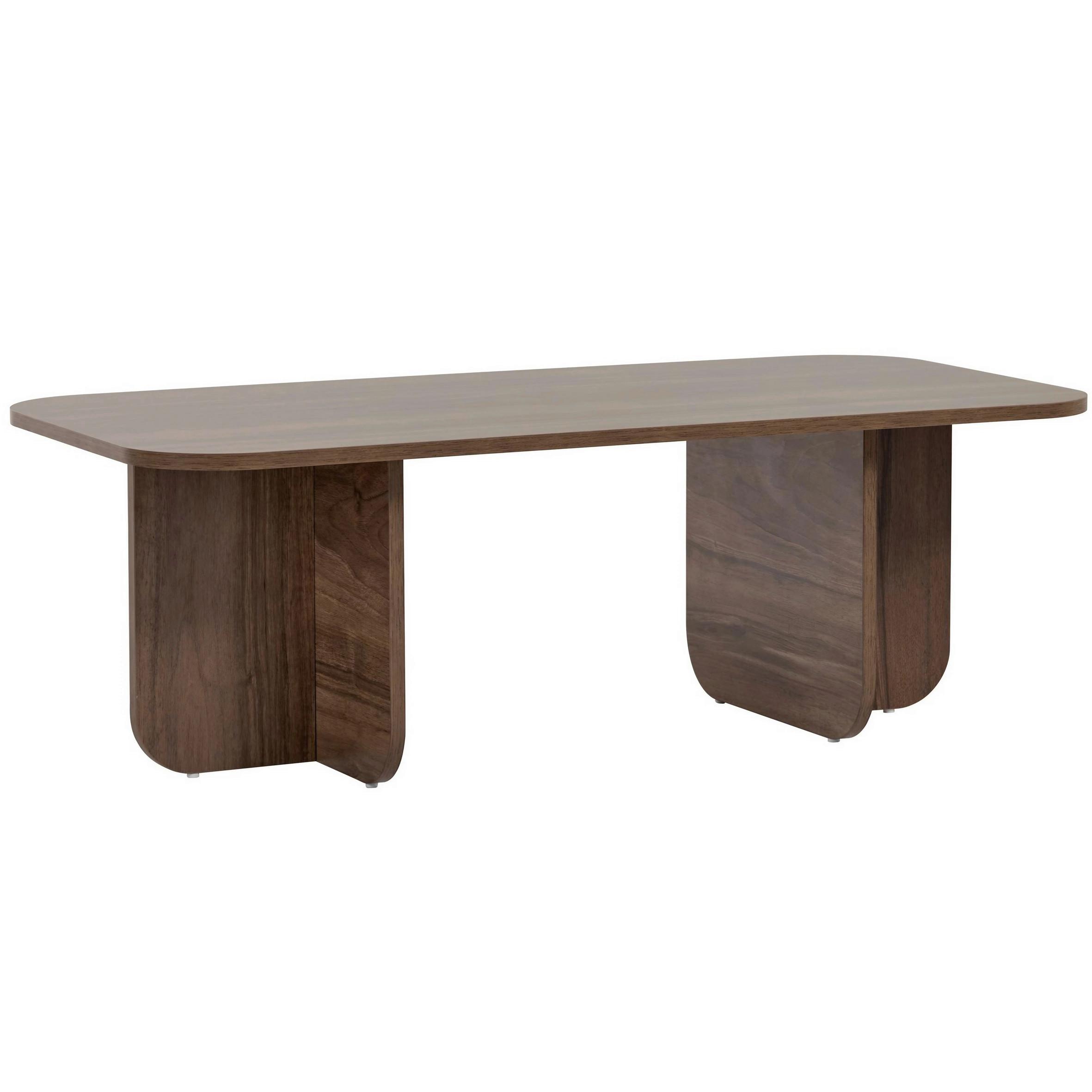 COUCHTISCH Akira Walnussfarben L: 120cm - Walnussfarben, Design, Holzwerkstoff (120/60/41cm) - MID.YOU