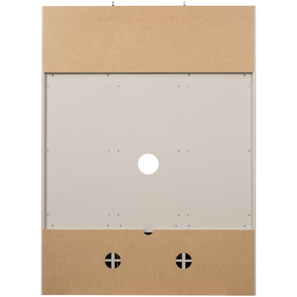 WOHNWAND Meggy Grau B: 160cm - Grau, Design, Holz (160/215/40cm) - Livetastic