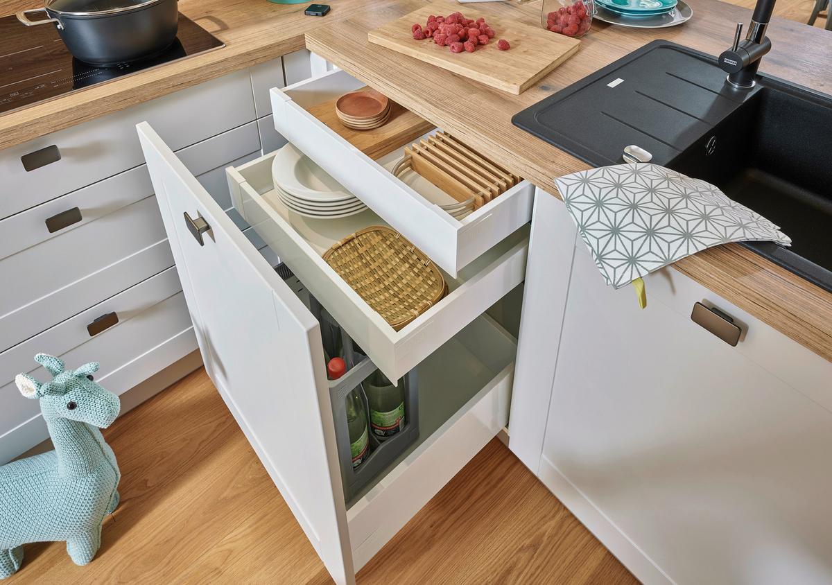 Einbauküche Pn 435 Frei Planbar Landhausstil - Holzwerkstoff - Pino