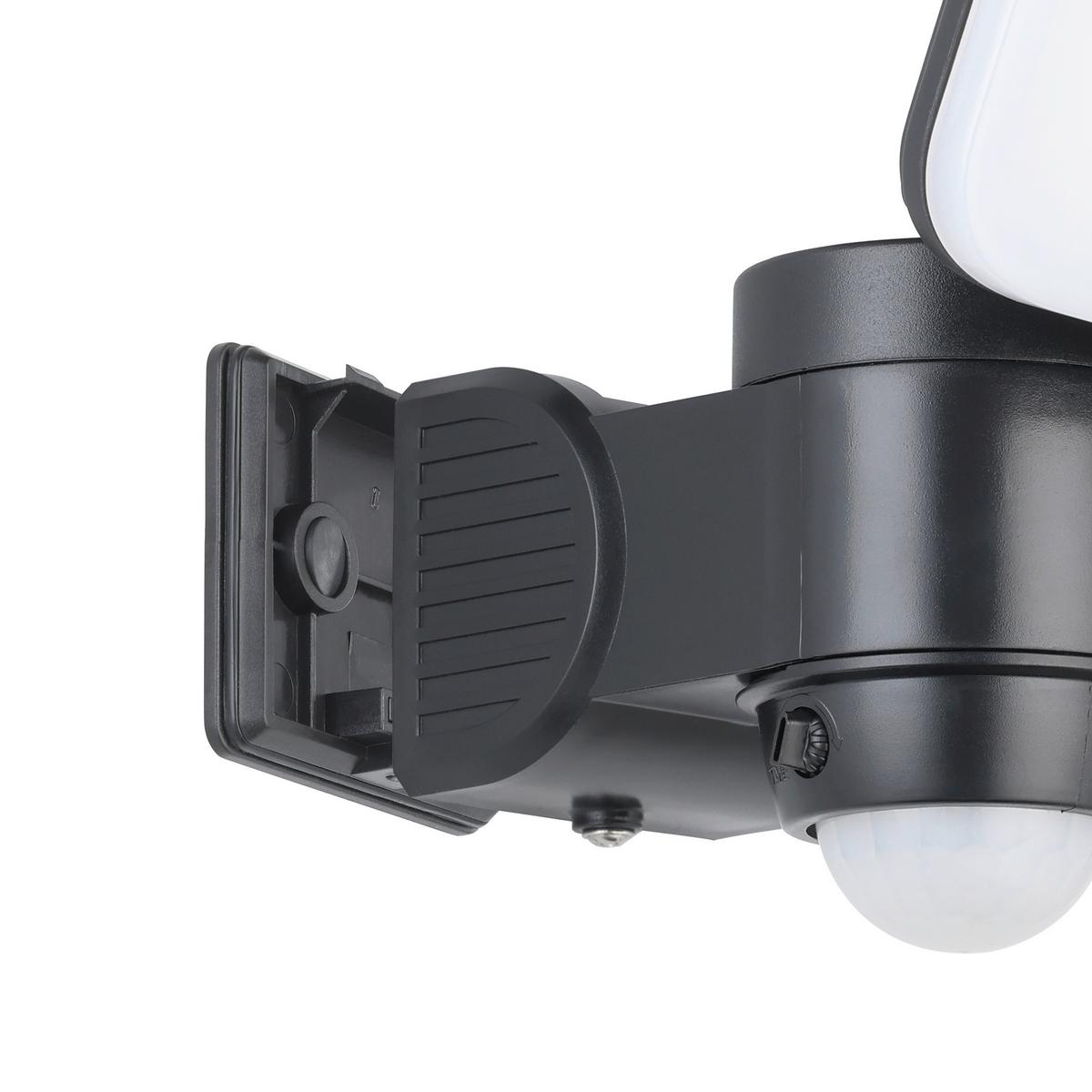 LED-Außenleuchten mit Bewegungsmelder Casabas 5w - Schwarz/Weiß, Basics, Kunststoff (15,5/3,5/11,5cm) - Eglo