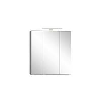 SPIEGELSCHRANK Verona Dunkelgrau B: 60cm - Wildeiche/Grau, Trend, Glas/Holzwerkstoff (60/64/20cm) - Held