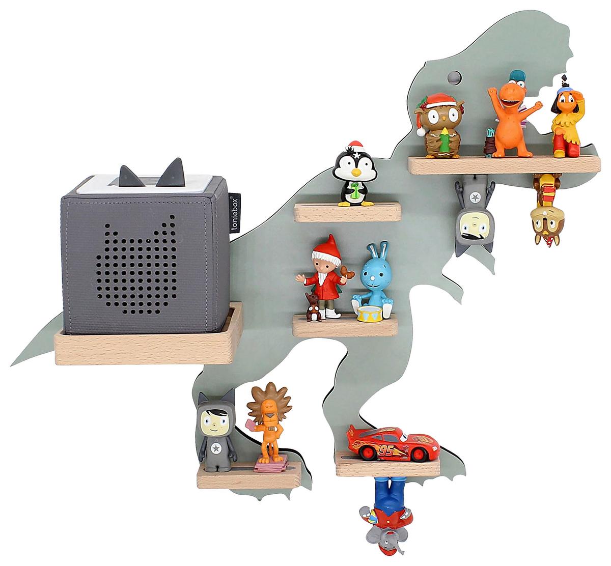 Kinderregal Boarti Grün B: 52 cm - Grün, MODERN, Holzwerkstoff (52/44/19cm) - MID.YOU