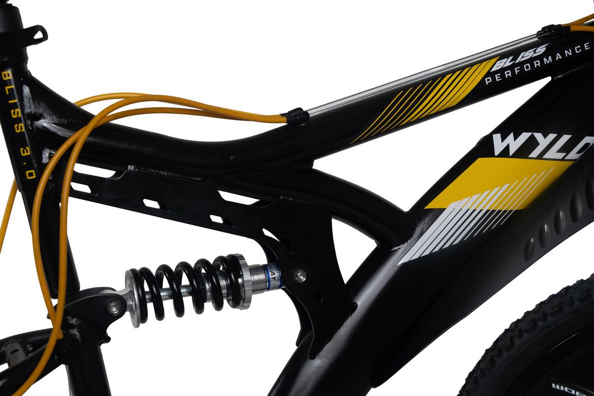 WYLD Mountainbike Fully schwarz/Gelb - Schwarz, LIFESTYLE, Metall