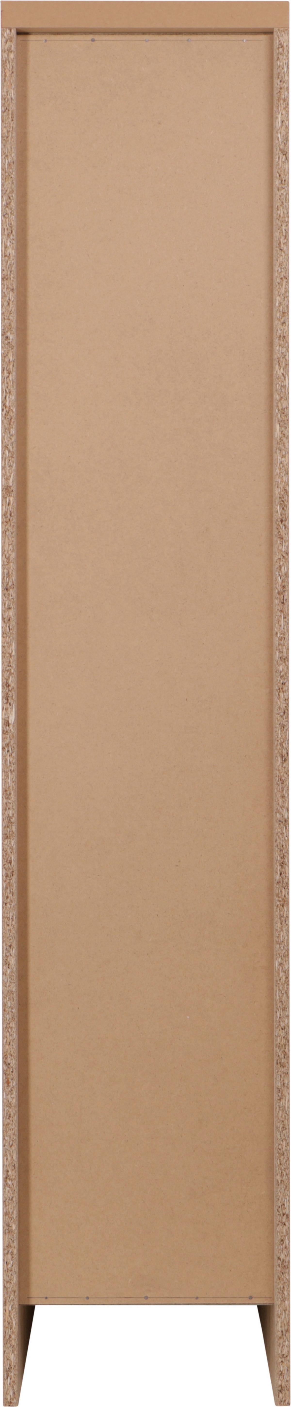 Apothekerschrank Merle Grau, Eiche Dekor B:30cm - Eichefarben/Grau, Basics, Holzwerkstoff (30/144,8/60cm) - Respekta