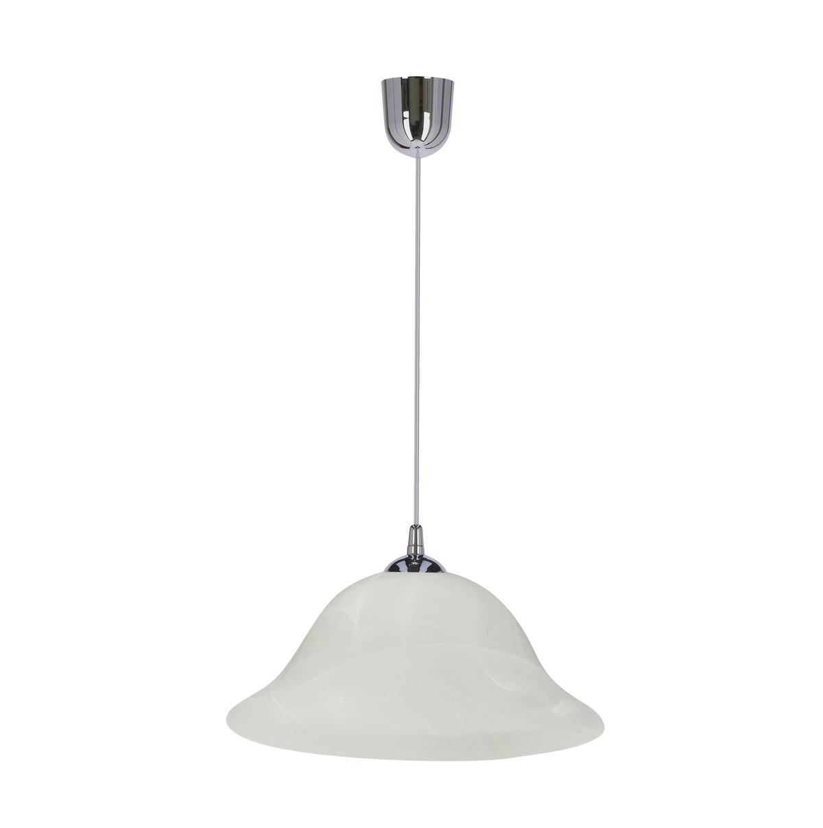 Pendelleuchte 31-24558 Vera - Chromfarben/Alabasterfarben, KONVENTIONELL, Metall (25/25/70cm)