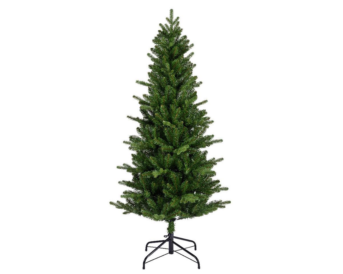 Vianočný stromček Výška: 180cm, Ø: 93 cm - zelená, Konventionell, kov/plast (93/180cm) - Mömax