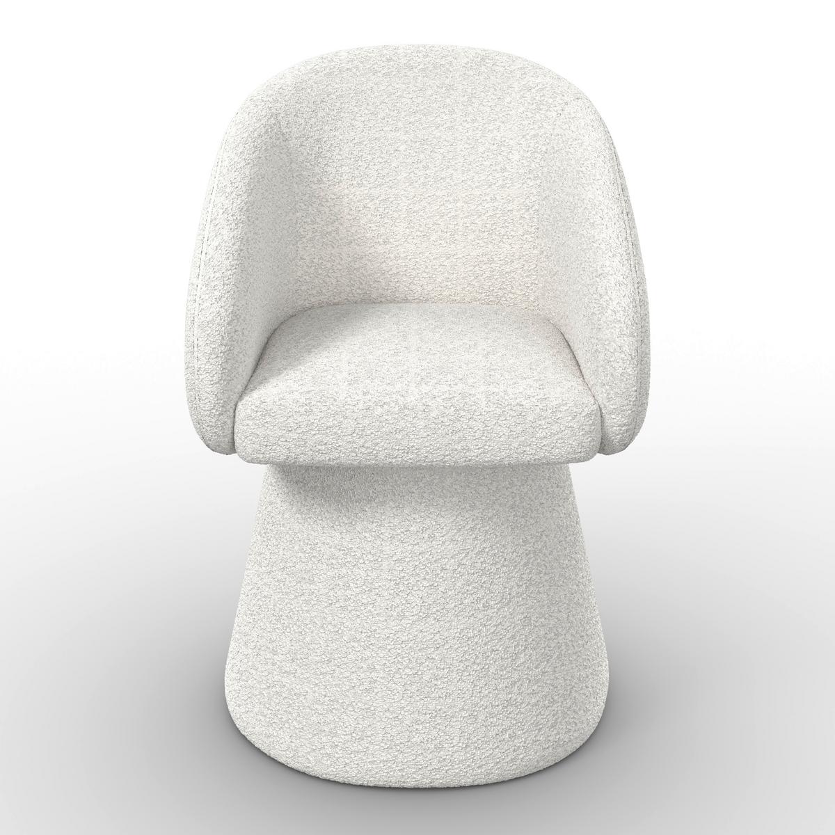 ŽIDLE S PODRUČKAMI MAIA - bílá, Moderní, kov/textil (60/84,5/59cm) - Bessagi Home