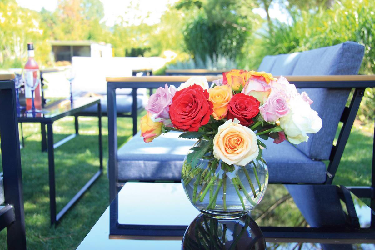 Loungegarnitur 5-tlg. Acamp Metall/textil Mit Kissen - Anthrazit, Basics, Textil/Metall - Acamp