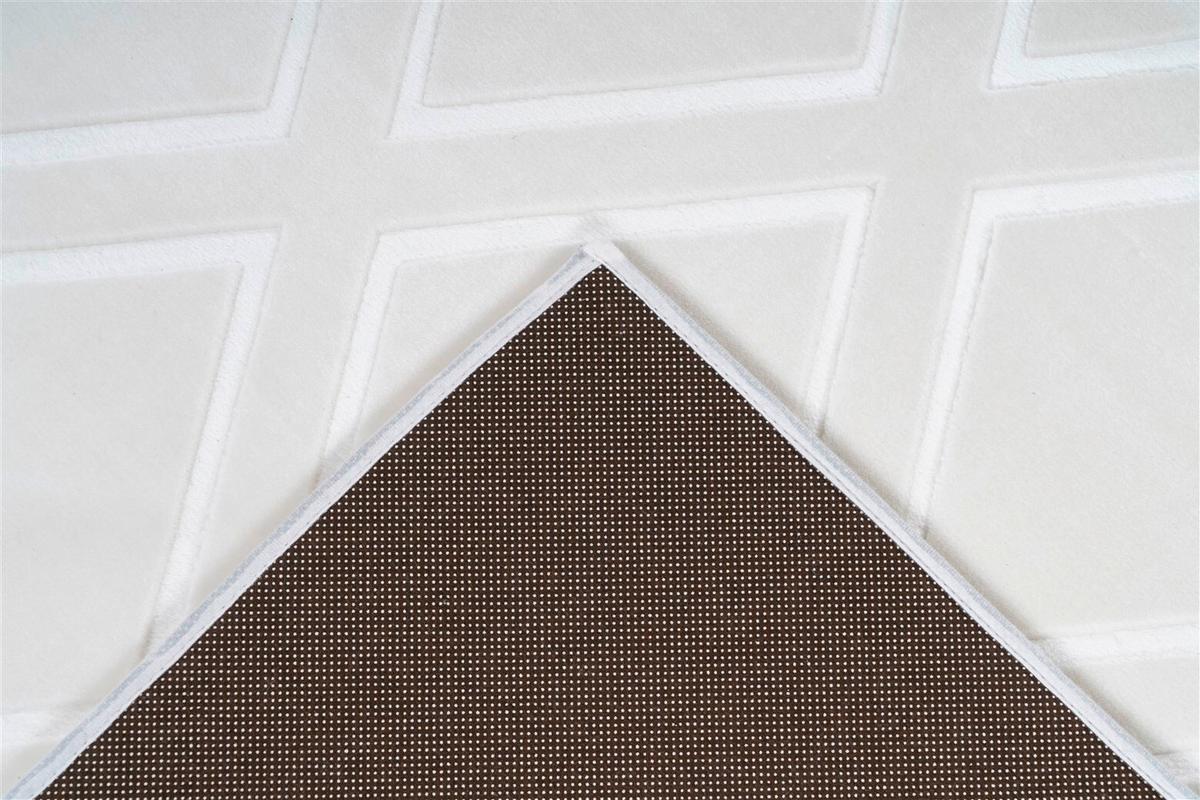 Läufer Weiß, ca. 80x150 cm - Weiß, KONVENTIONELL, Textil (80/150cm) - Kayoom