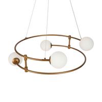 Pendelleuchte Balance - Goldfarben, Basics, Glas/Metall (61/24,5/61cm) - MAYTONI