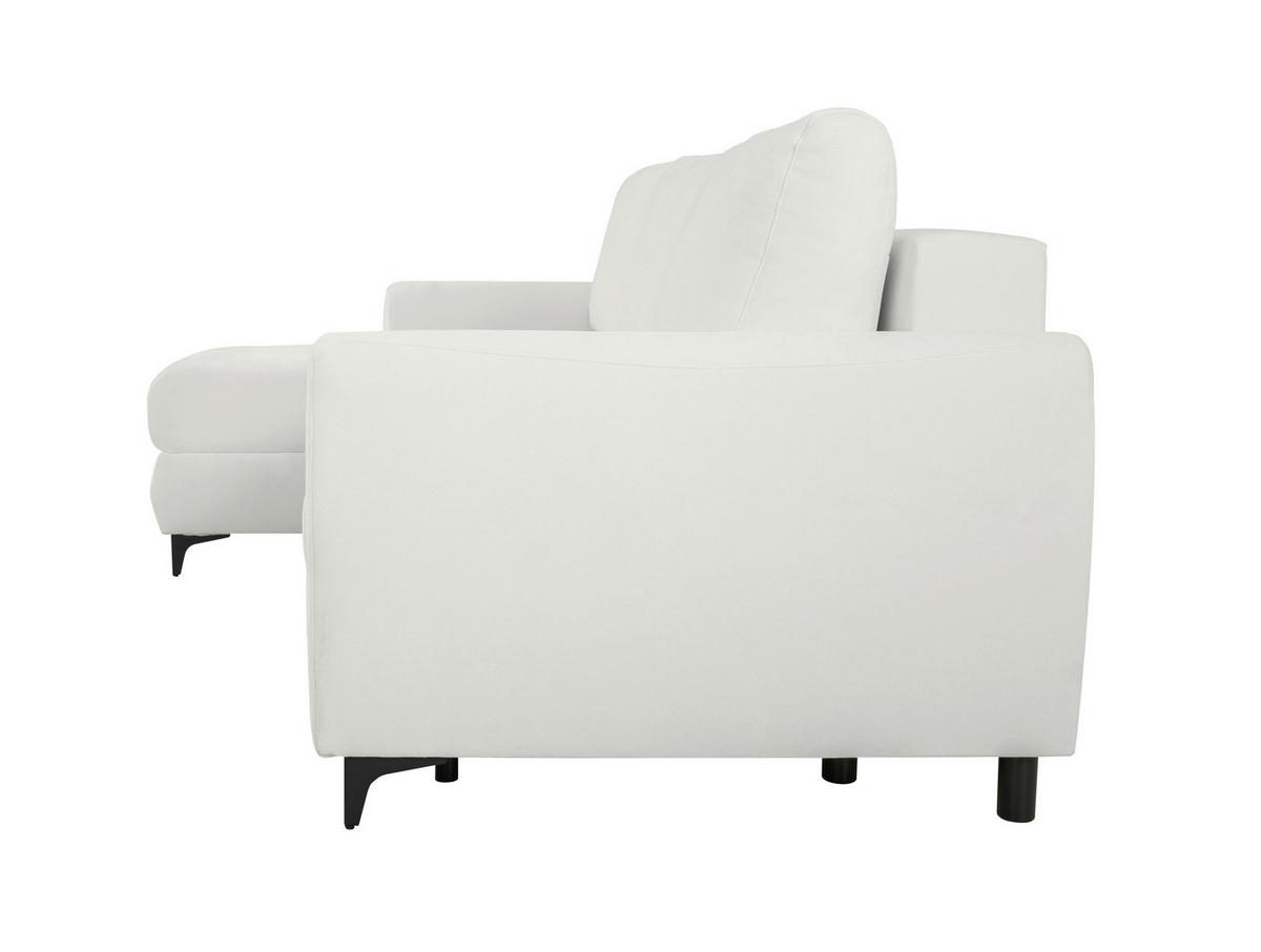 Ecksofa Moli, Creme S: 236x148 cm - Creme/Schwarz, Design, Textil (236/148cm) - MID.YOU