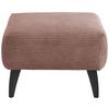 Hocker Colori Rosa B: 66 cm - Schwarz/Rosa, MODERN, Holz/Textil (66/44/66cm) - MID.YOU