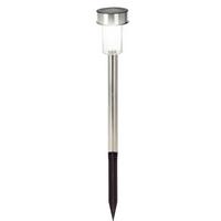 Solarleuchte Serina - Edelstahlfarben/Silberfarben, Basics, Kunststoff/Metall (4,8cm) - Ondega