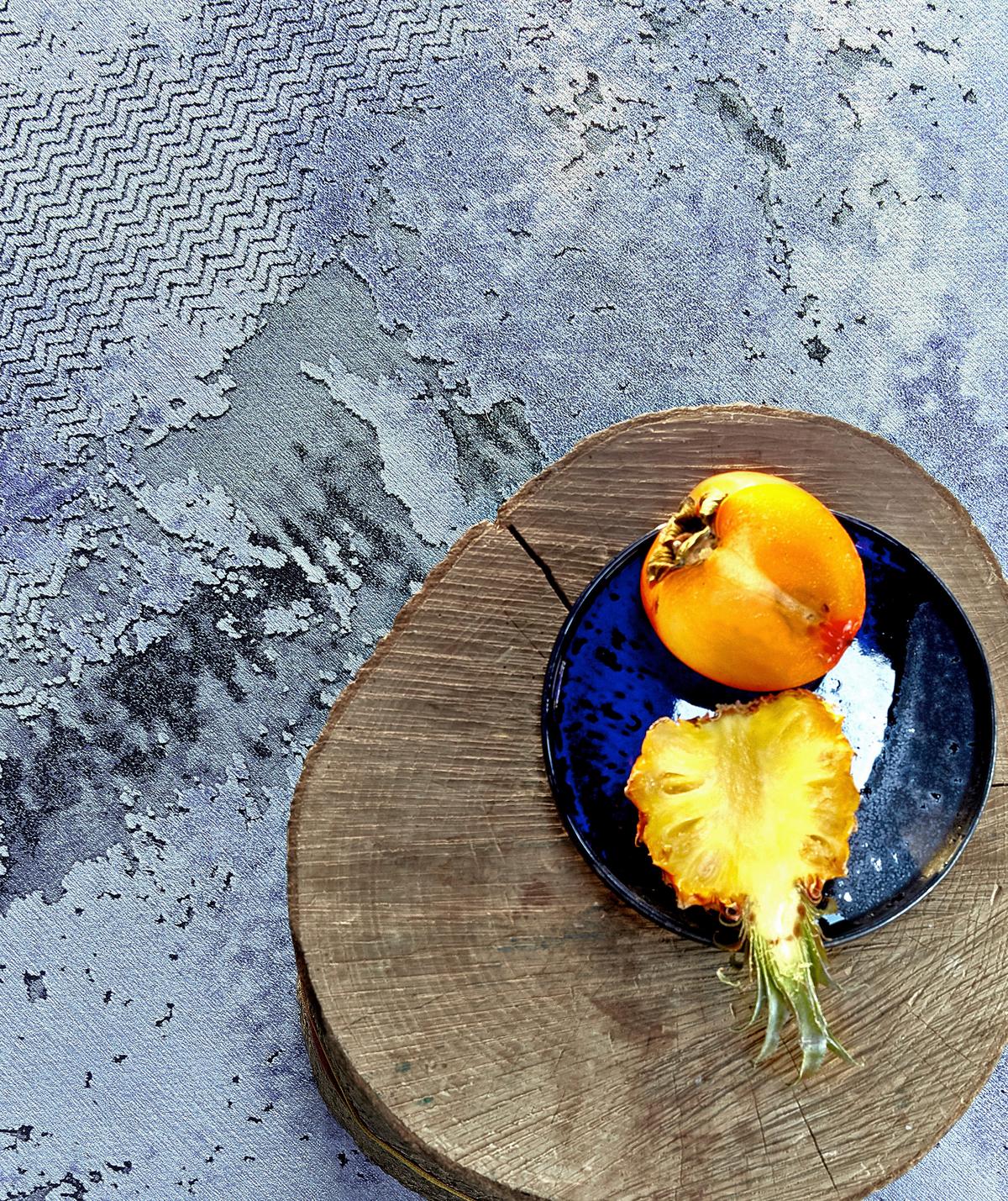 Webteppich Radiate Blau/Grau 120x170 cm - Blau/Grau, Design, Textil (120/170cm) - WECON HOME