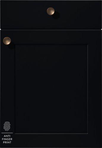 KÜCHENSCHRANKFRONT FRONT NEAPEL - Schwarz, MODERN - Vertico