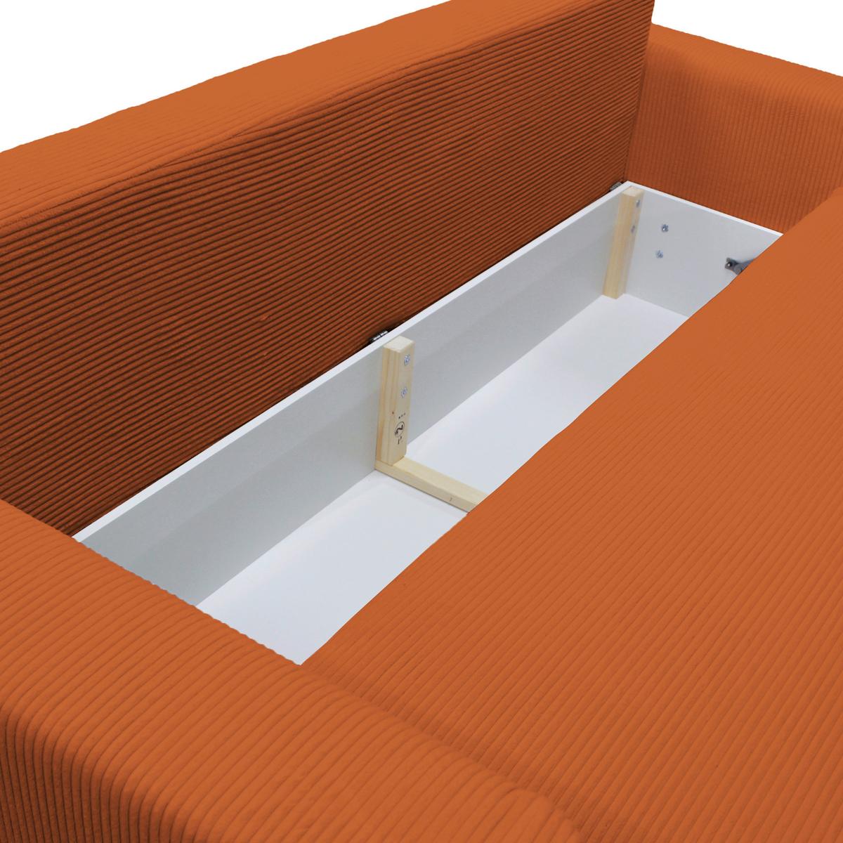 Schlafsofa Ralf Kupferfarben B: 232 Cm - Silberfarben/Kupferfarben, Design, Textil (232/88/105cm) - MID.YOU