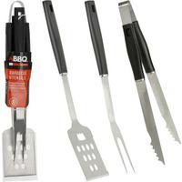 Grillbesteck C83500630 - Silberfarben/Schwarz, Basics, Metall (5,0/45,0/9,0cm)