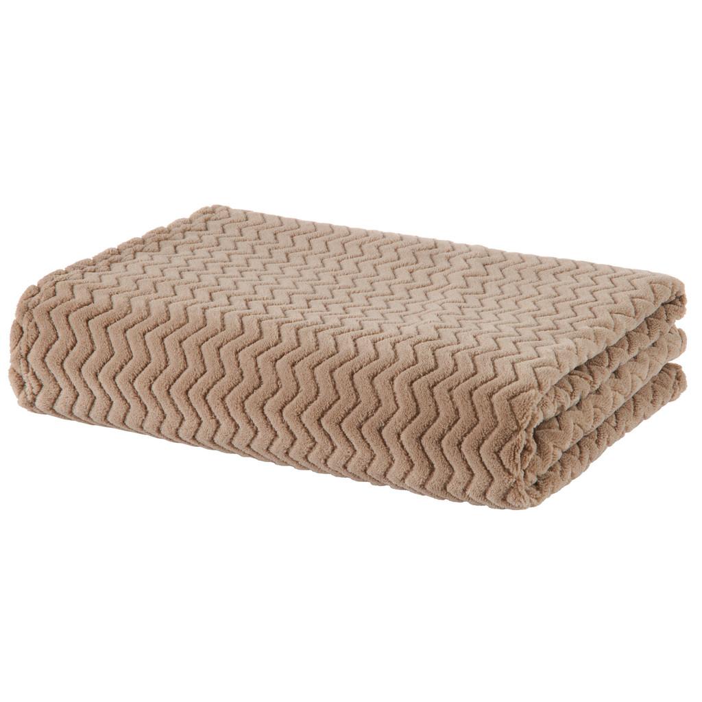 Kuscheldecke Talisha Taupe 130x170 cm