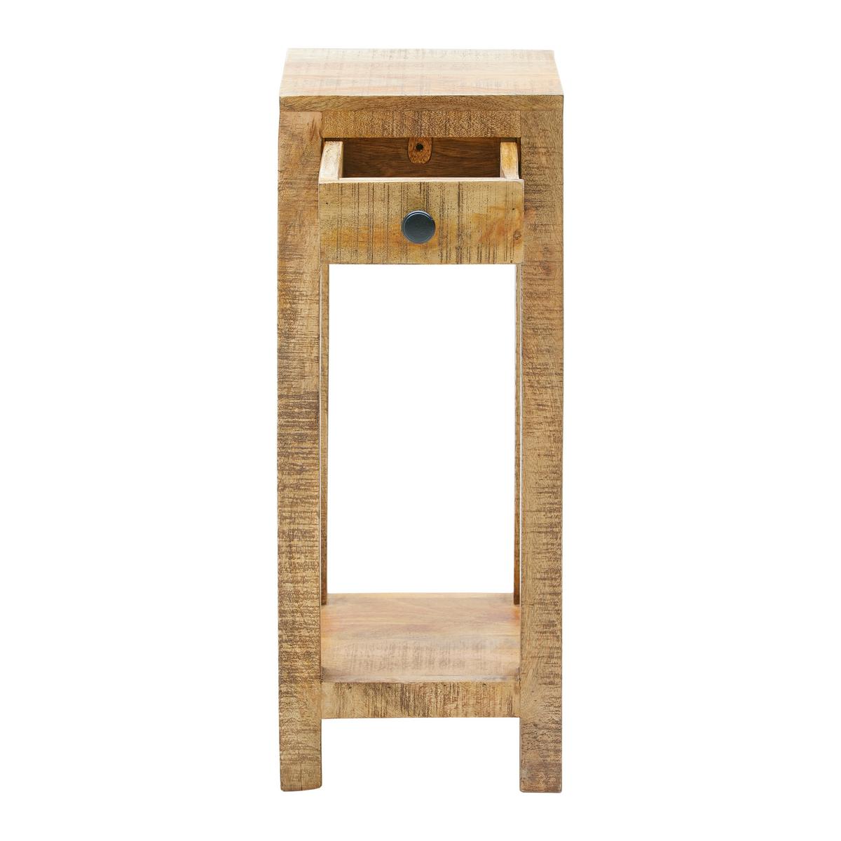 STOLEK NA KVĚTINY EVEREST -EXKLUSIV- - přírodní barvy, Natur, dřevo (30/75/30cm)
