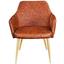 Stuhl Betty Lederlook Braun - Braun, MODERN, Textil/Metall (51/86/55cm) - Ombra Stuhl Betty Lederlook Braun - Braun, MODERN, Textil/Metall (51/86/55cm) - Ombra