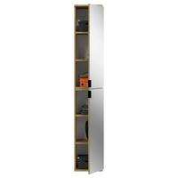 Spiegelschrank Projekt X 2-Türig Bht: 30x193x34 Cm - KONVENTIONELL, Glas/Holzwerkstoff (30/193/34cm) - MID.YOU