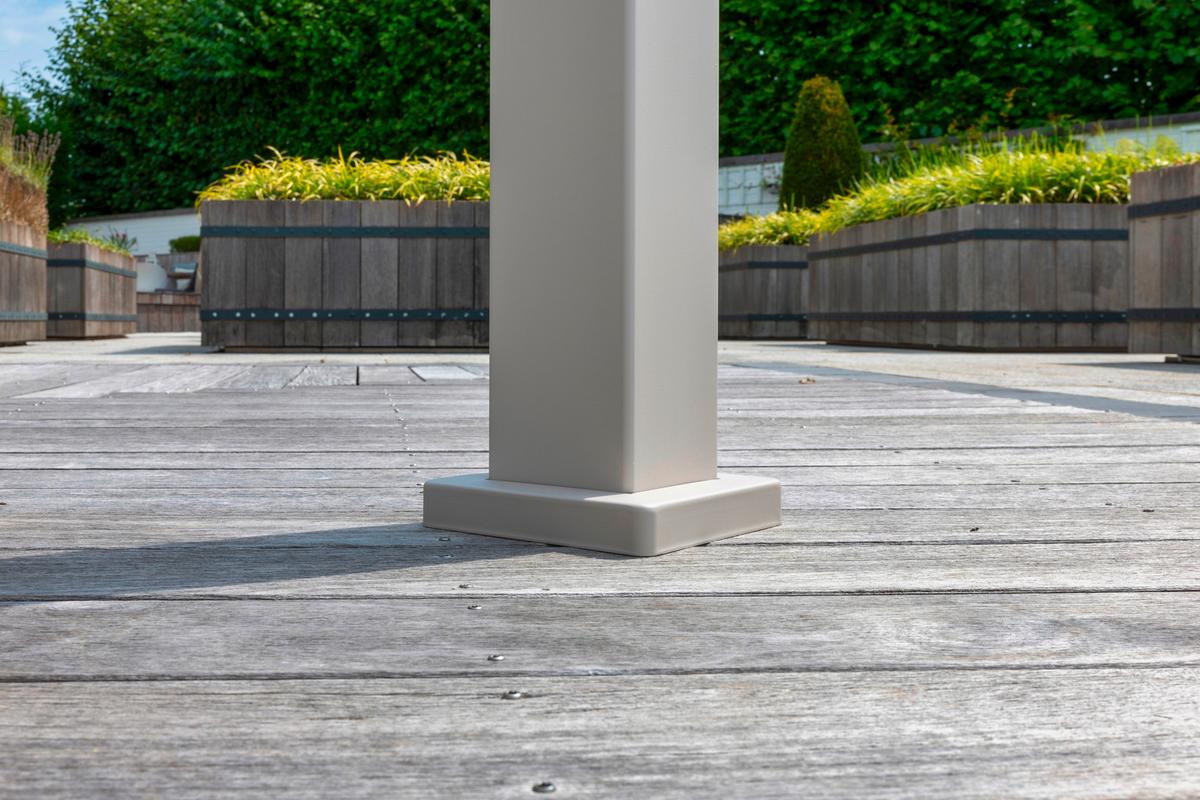 Pergola Deluxe 3x3 M - Grau, LIFESTYLE, Metall (300/250/300cm) - Gardenson