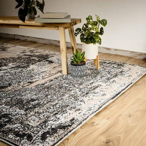 Flachwebteppich My Tampa 134 - Beige, Design, Textil (80/150cm) - Obsession