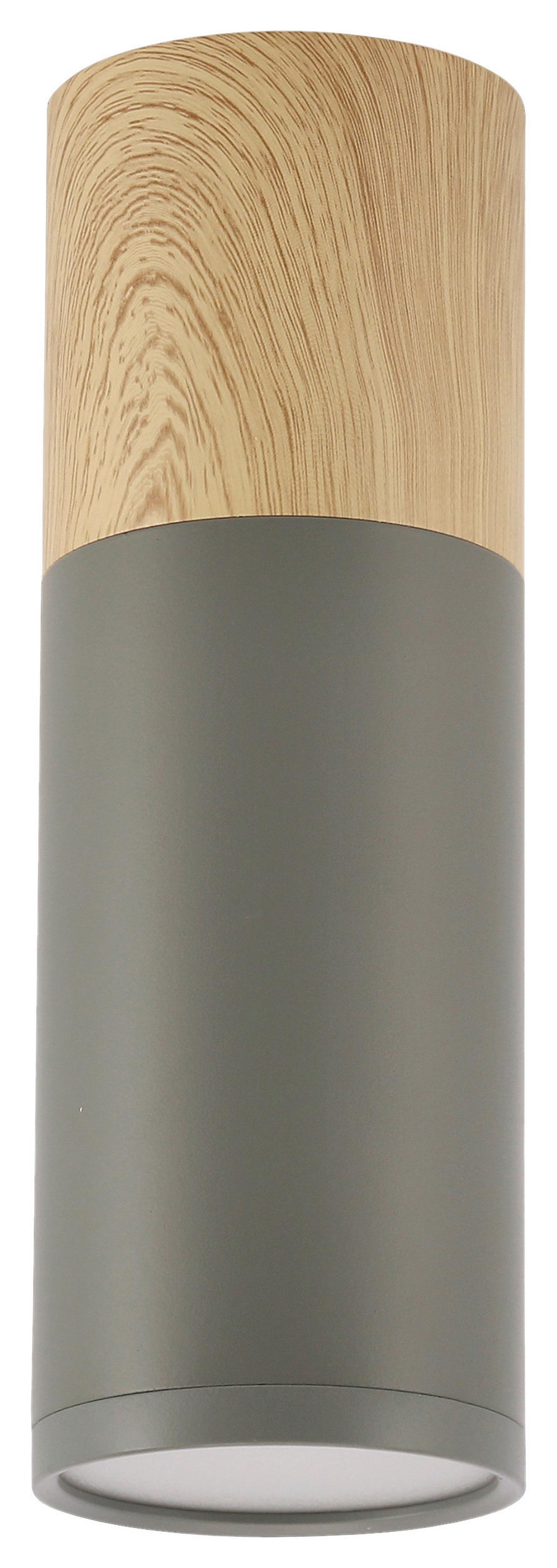 Deckenleuchte 2284286 Tuba - Grau, Natur, Metall (6.8/6.8/20cm)