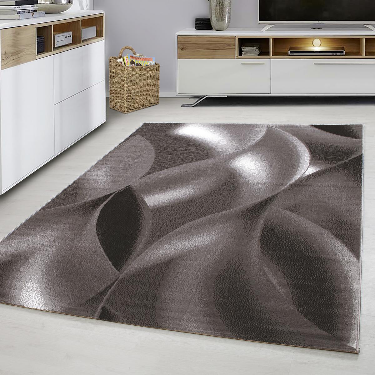 Teppich Läufer Braun/Weiß Plus 80x300 cm - Braun/Weiß, Design, Textil (80/300cm)