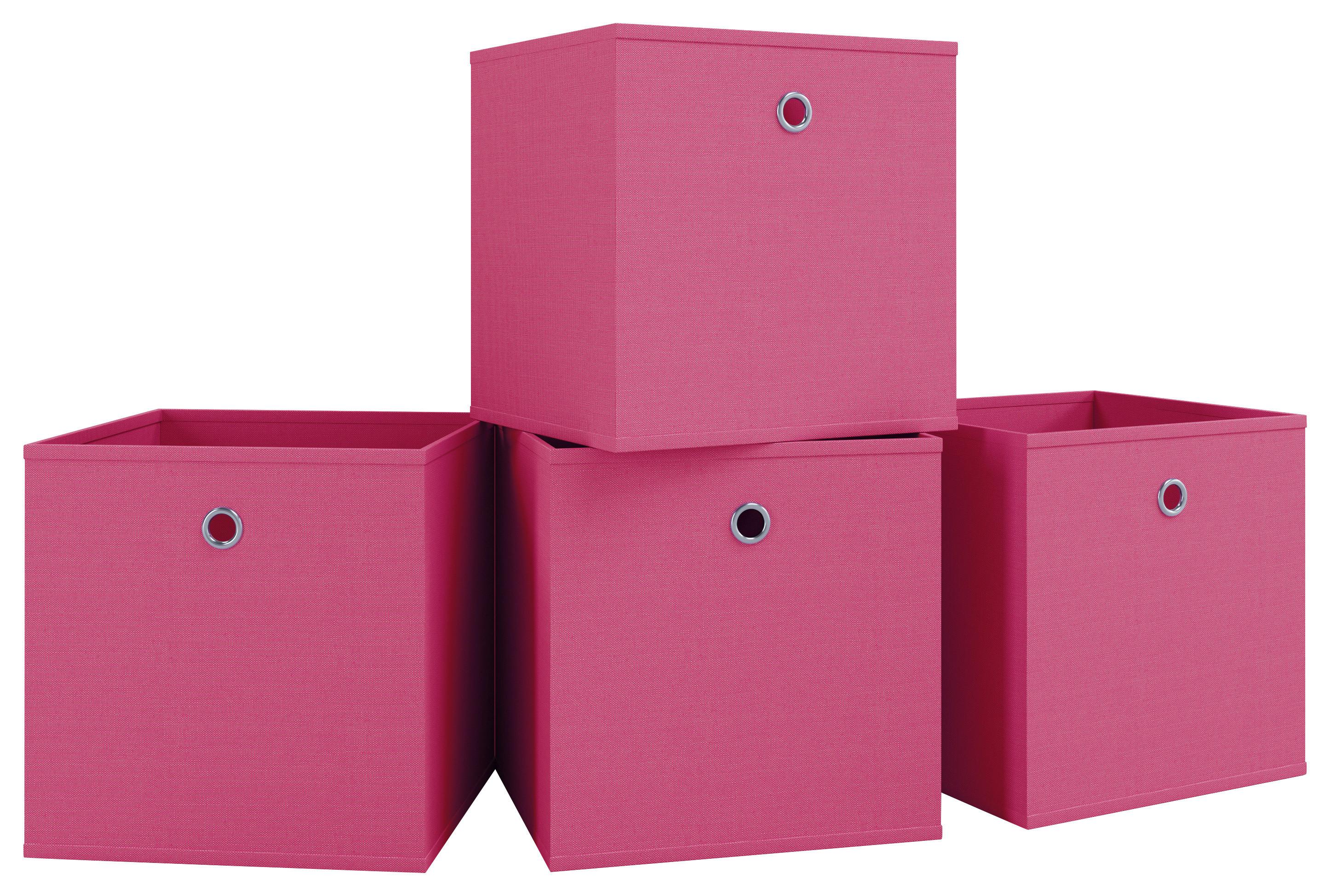 Faltbox Boxas Pink B: 27 Cm - Pink, Basics, Kunststoff (27/28/27cm) - MID.YOU