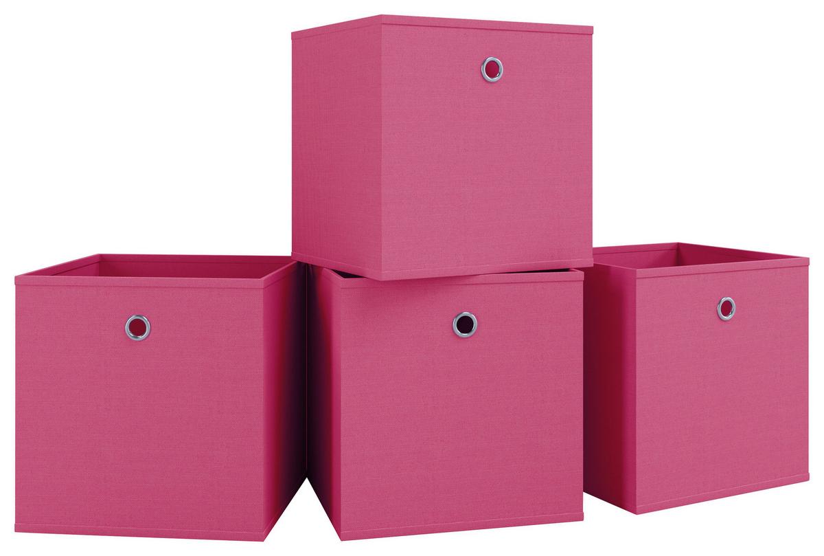 Faltbox Boxas Pink B: 27 Cm - Pink, Basics, Kunststoff (27/28/27cm) - MID.YOU