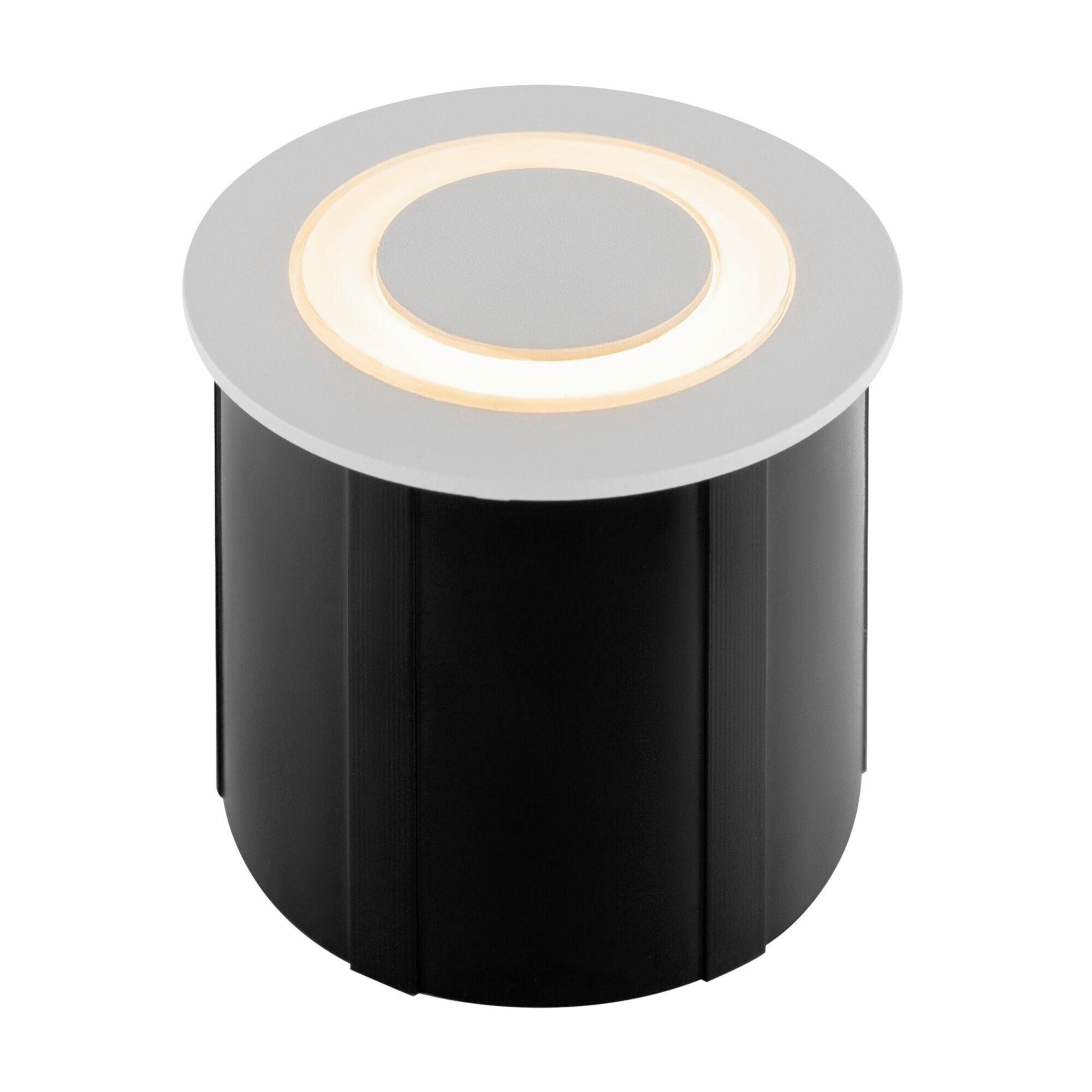 Wegeleuchte Limo - Schwarz/Weiß, Trend, Metall (6,2/6,2cm) - MAYTONI