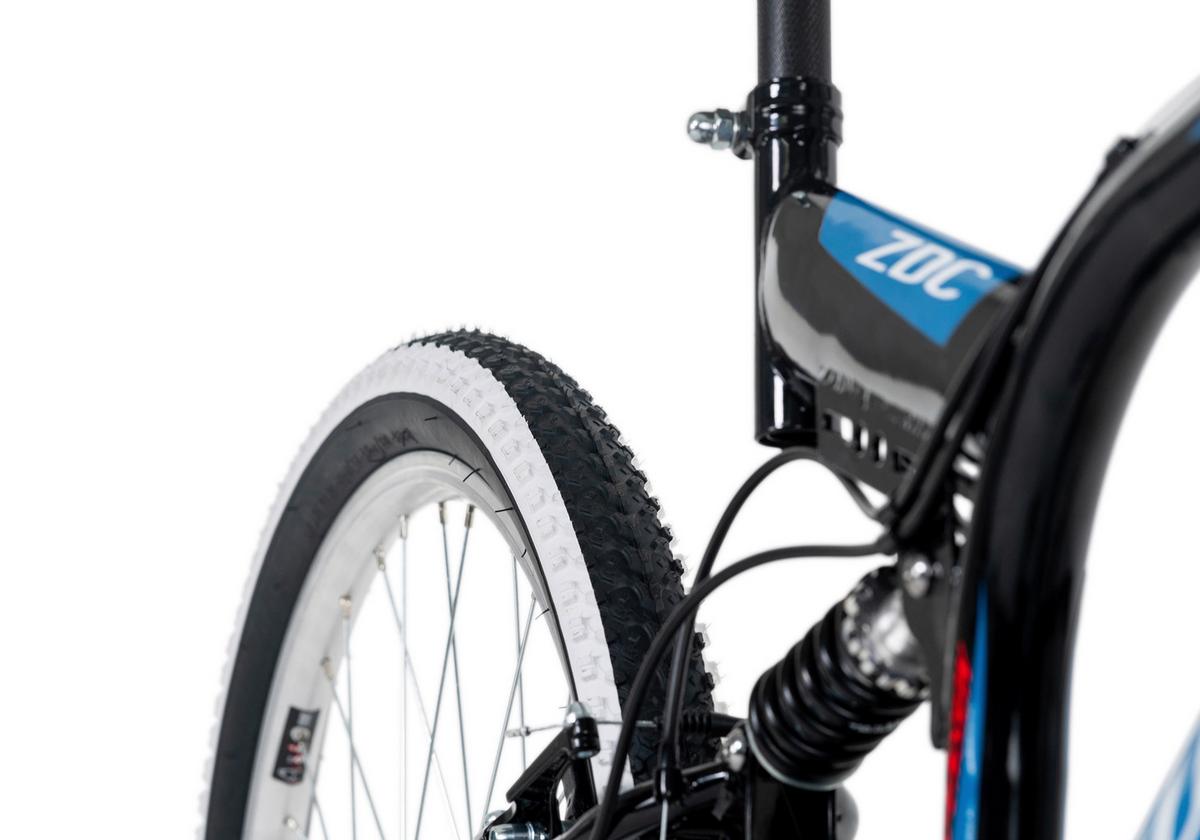 Mountainbike Fully 26 Zoll Zodiac 21 Gänge - Schwarz, Basics, Metall (180/70/100cm) - KS Cycling