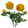 Kunstpflanze Ranunkel Gelb L: 40 Cm, Elisa - Gelb/Grün, Basics, Kunststoff/Textil (40cm)